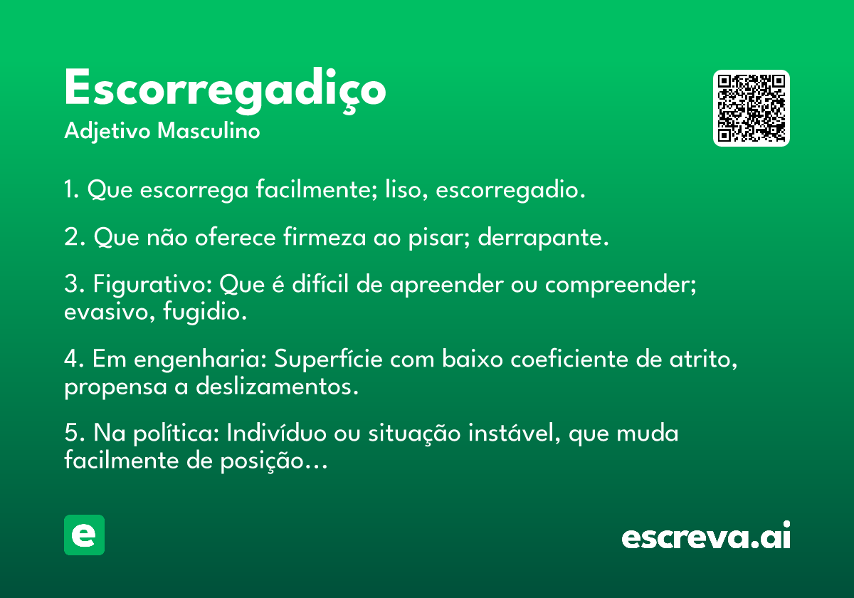 escorregadiço