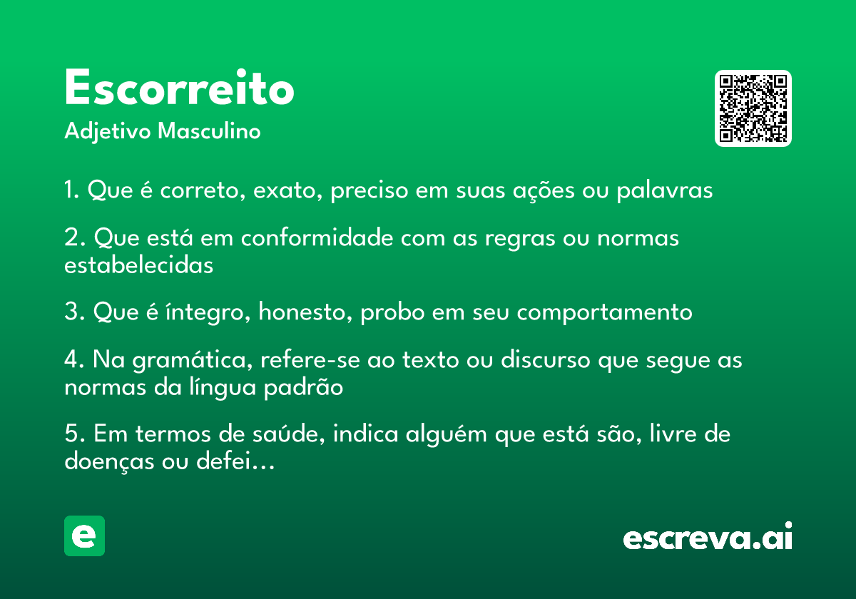 escorreito