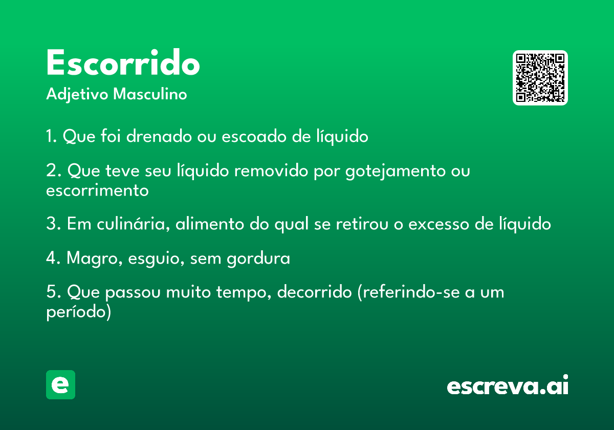 escorrido