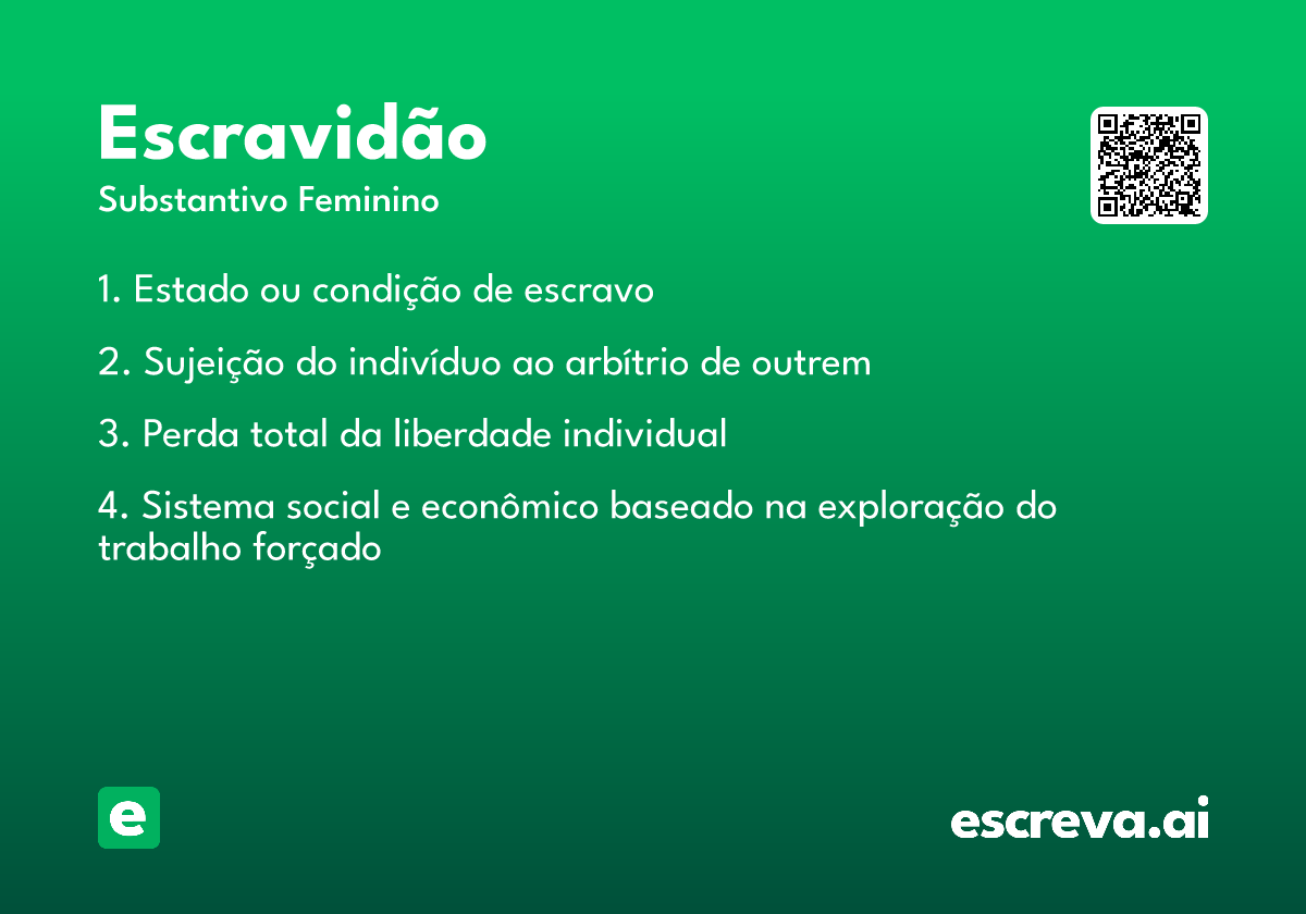 escravidão