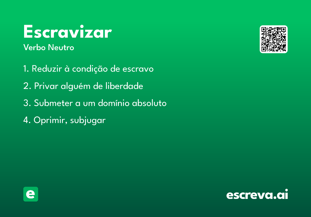 escravizar