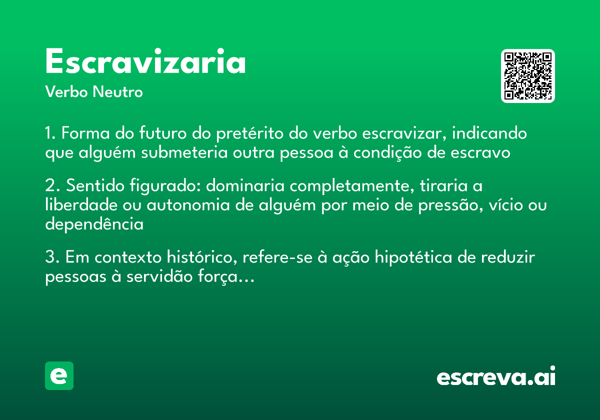 escravizaria