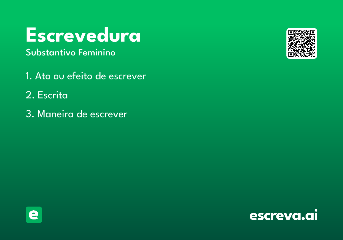 escrevedura