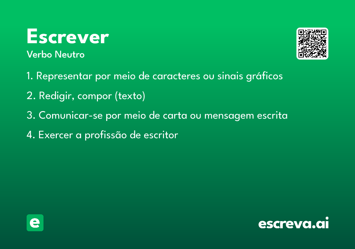 escrever