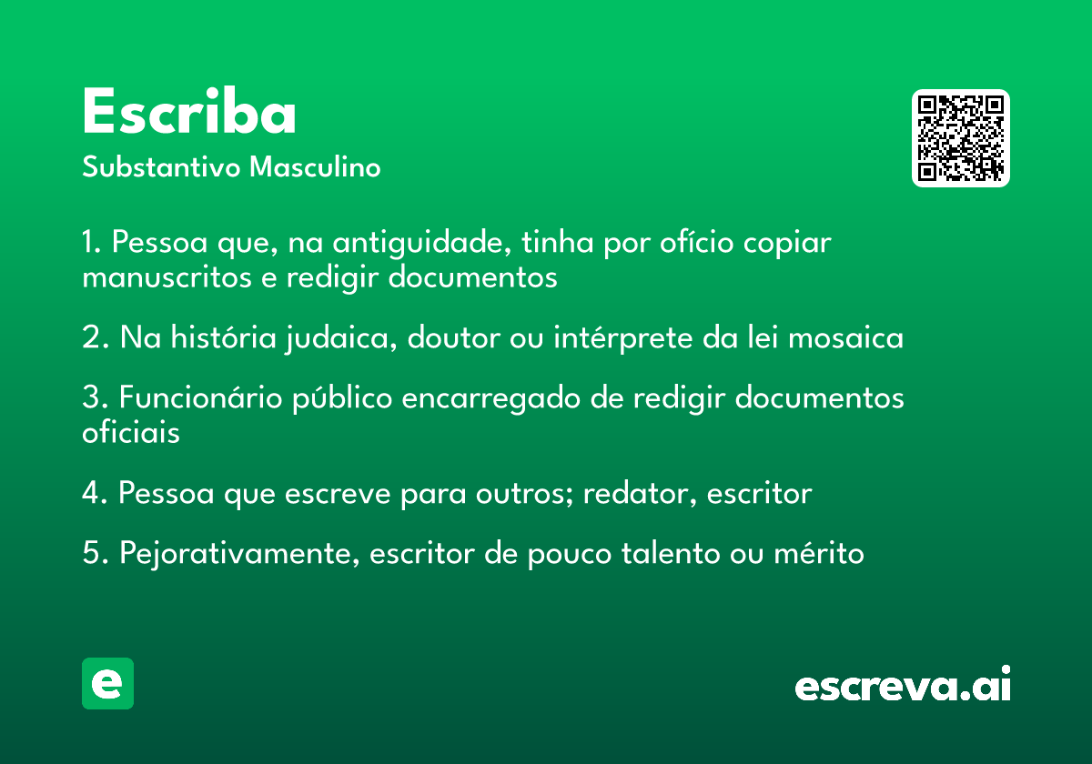 escriba
