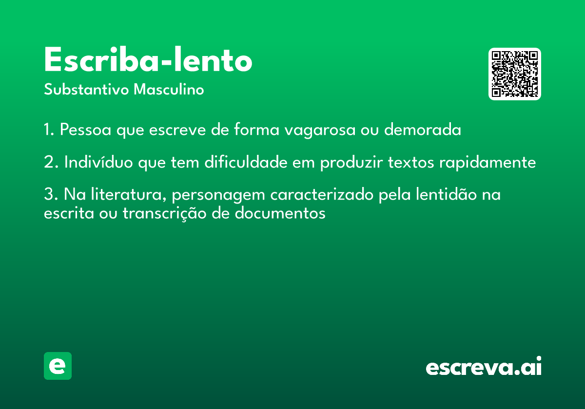 escriba-lento