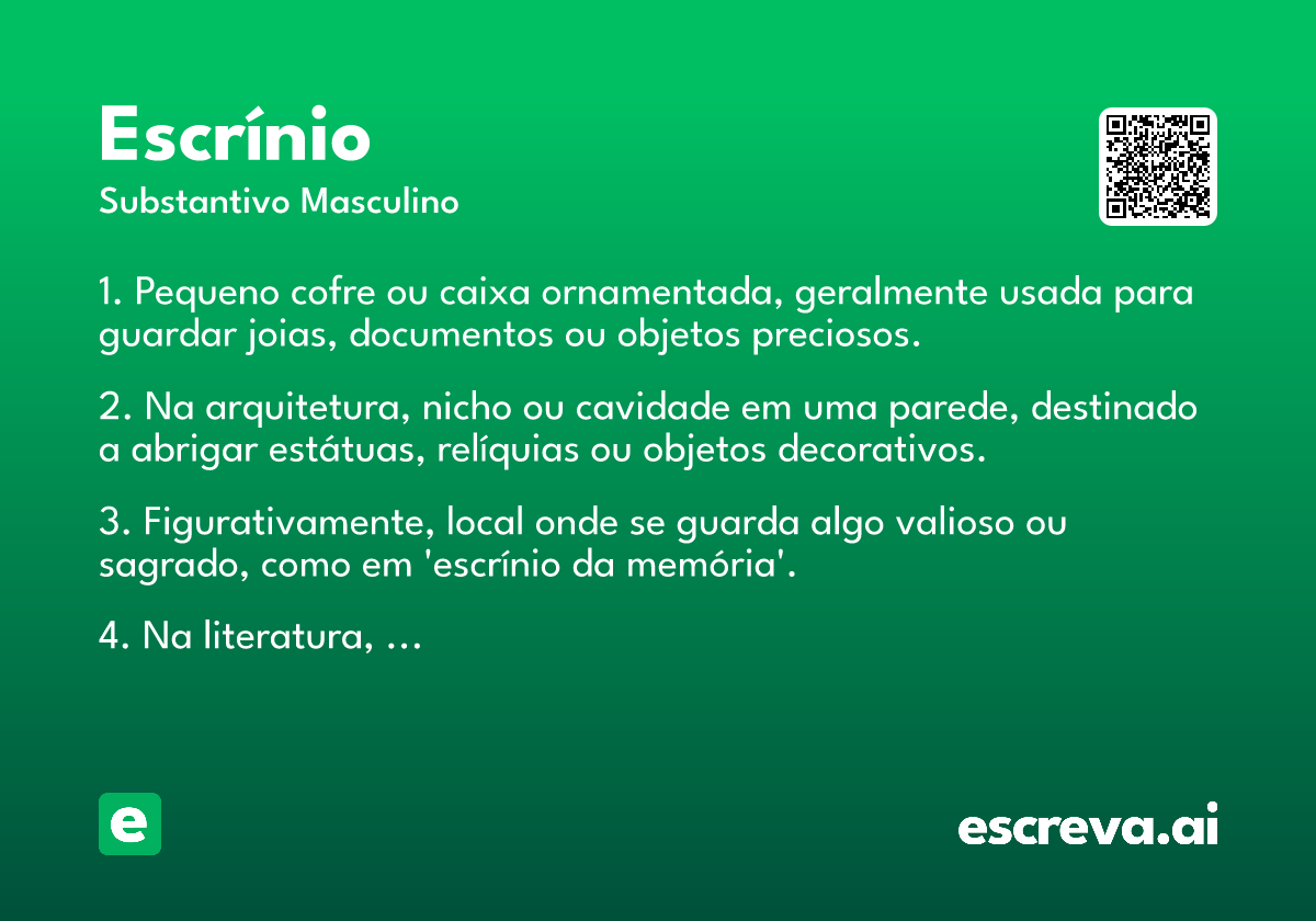 escrínio