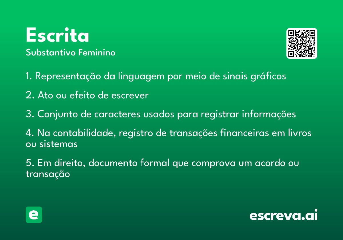 escrita