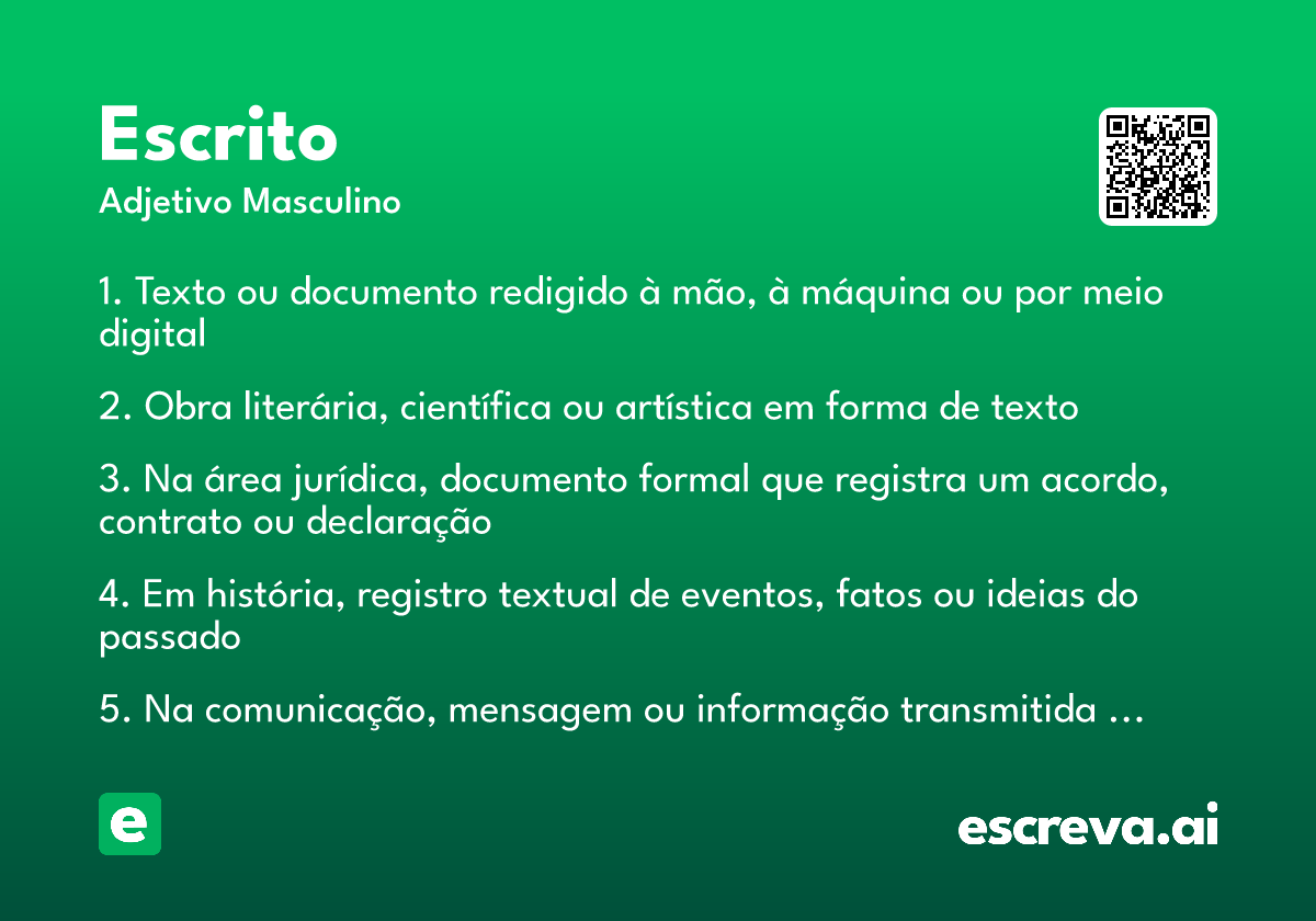 escrito