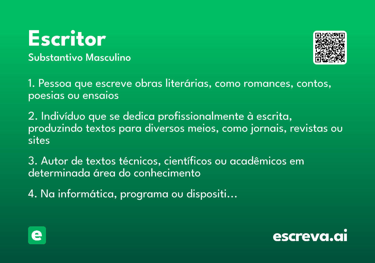 escritor