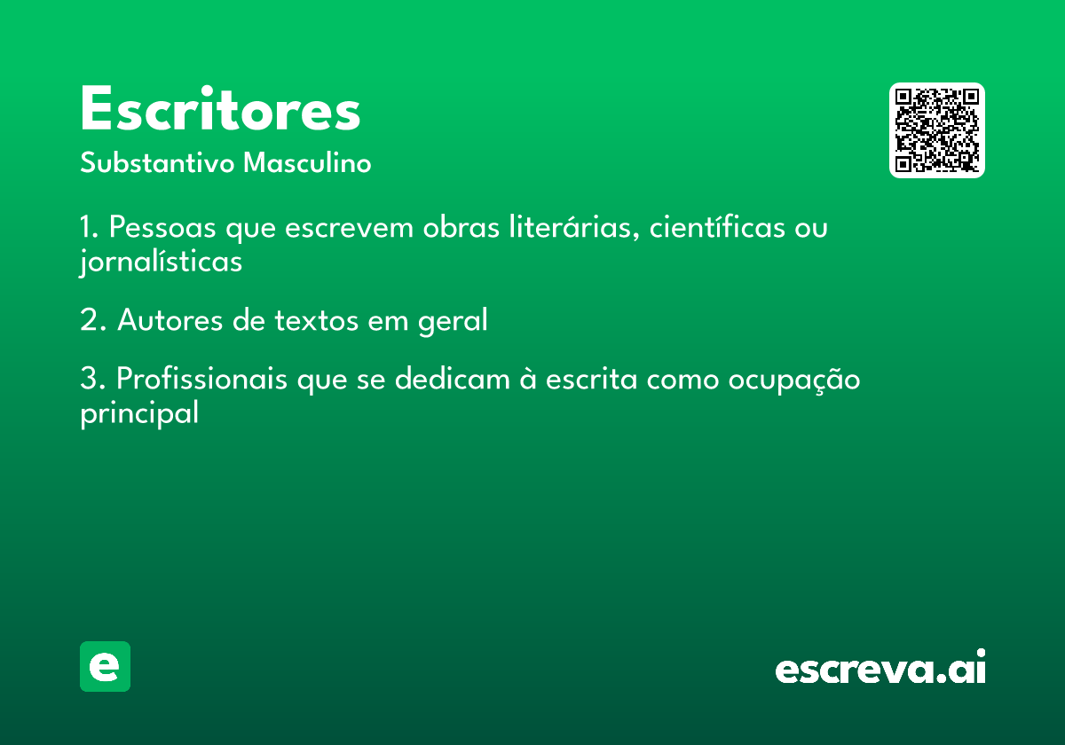 escritores