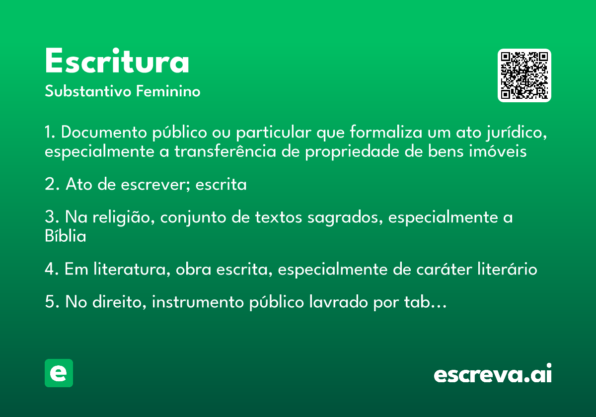 escritura