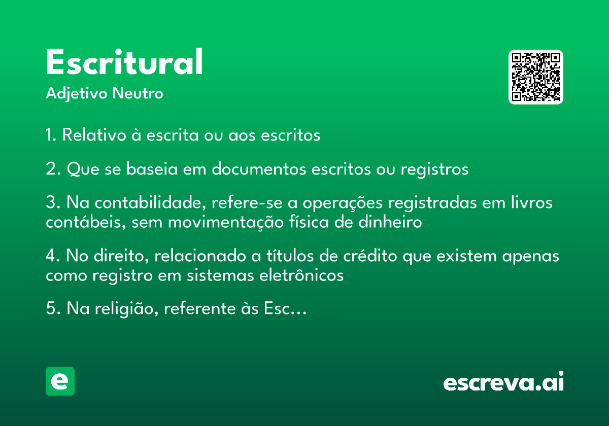 escritural