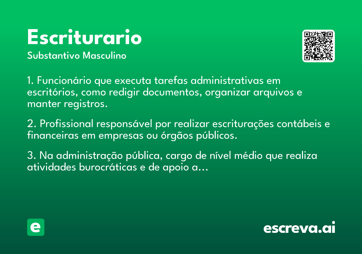escriturario