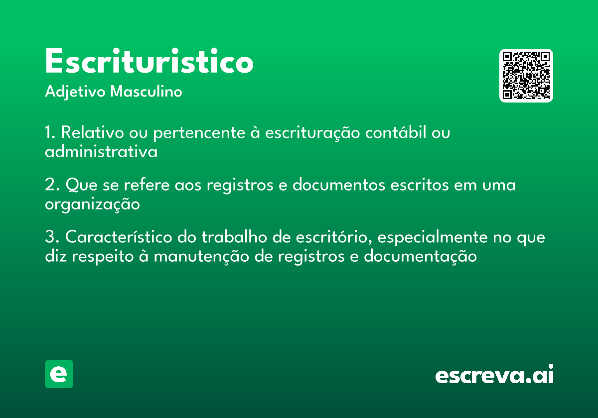 escrituristico