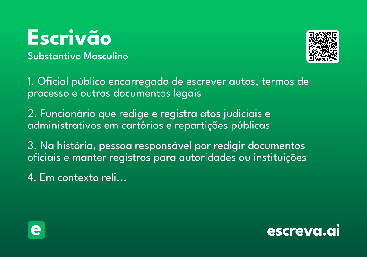 escrivão