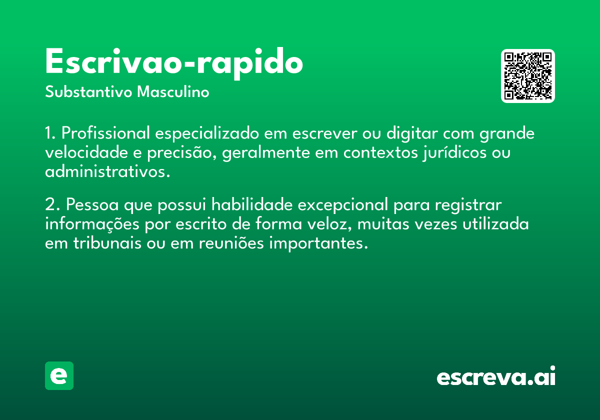 escrivao-rapido