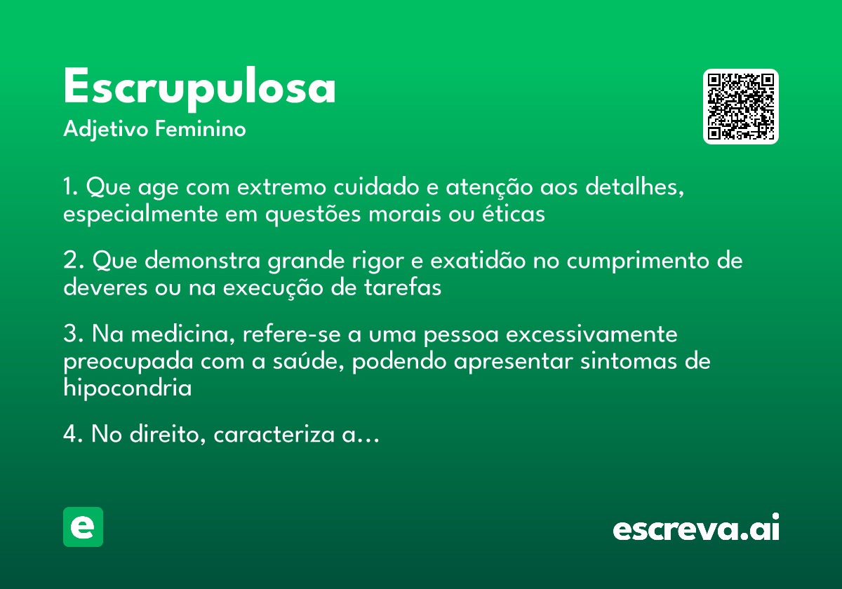 escrupulosa
