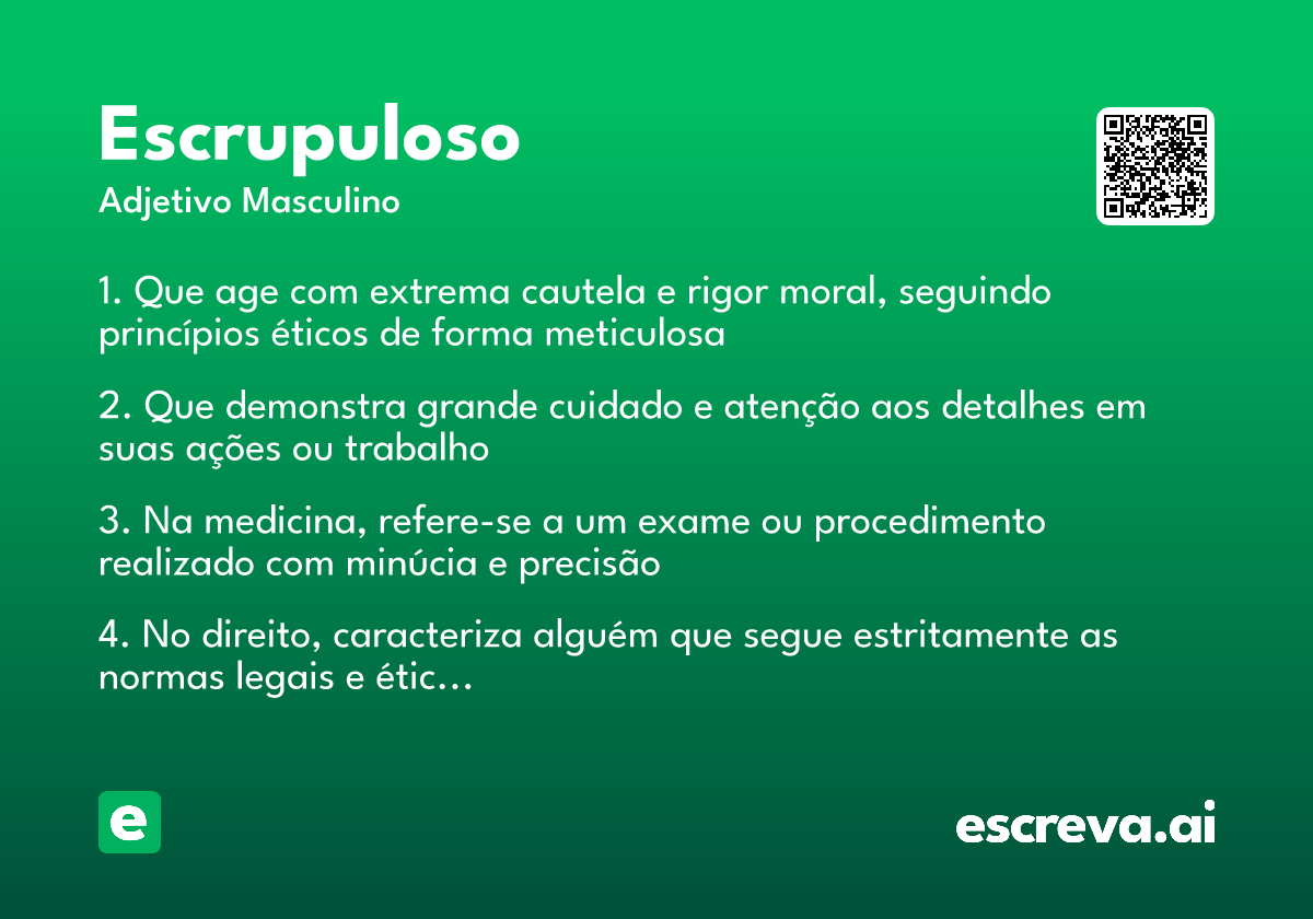 escrupuloso