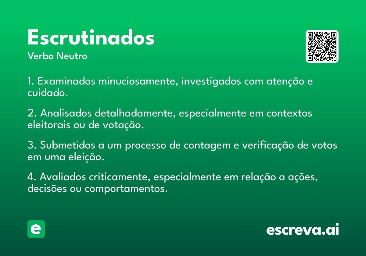 escrutinados