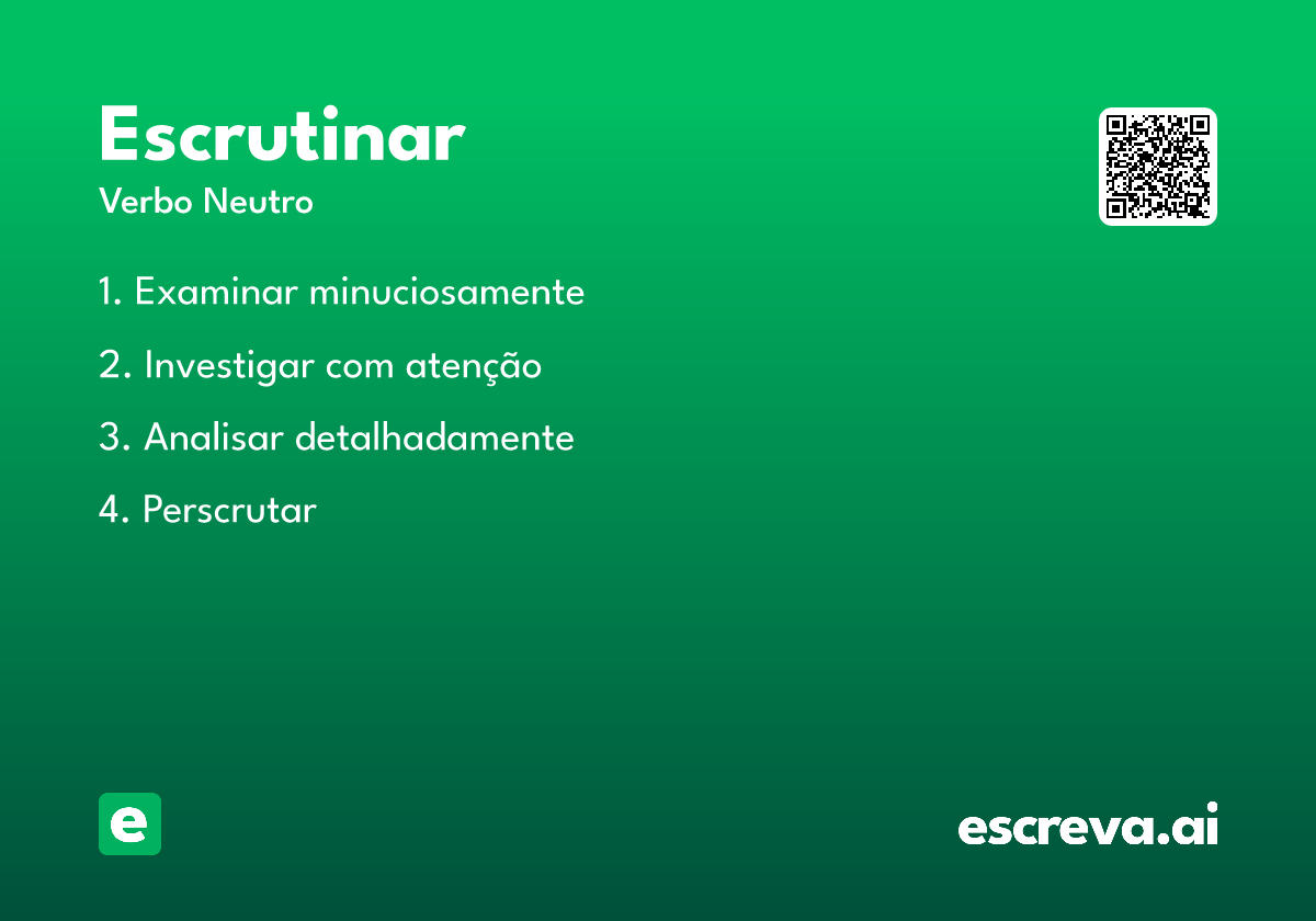 escrutinar