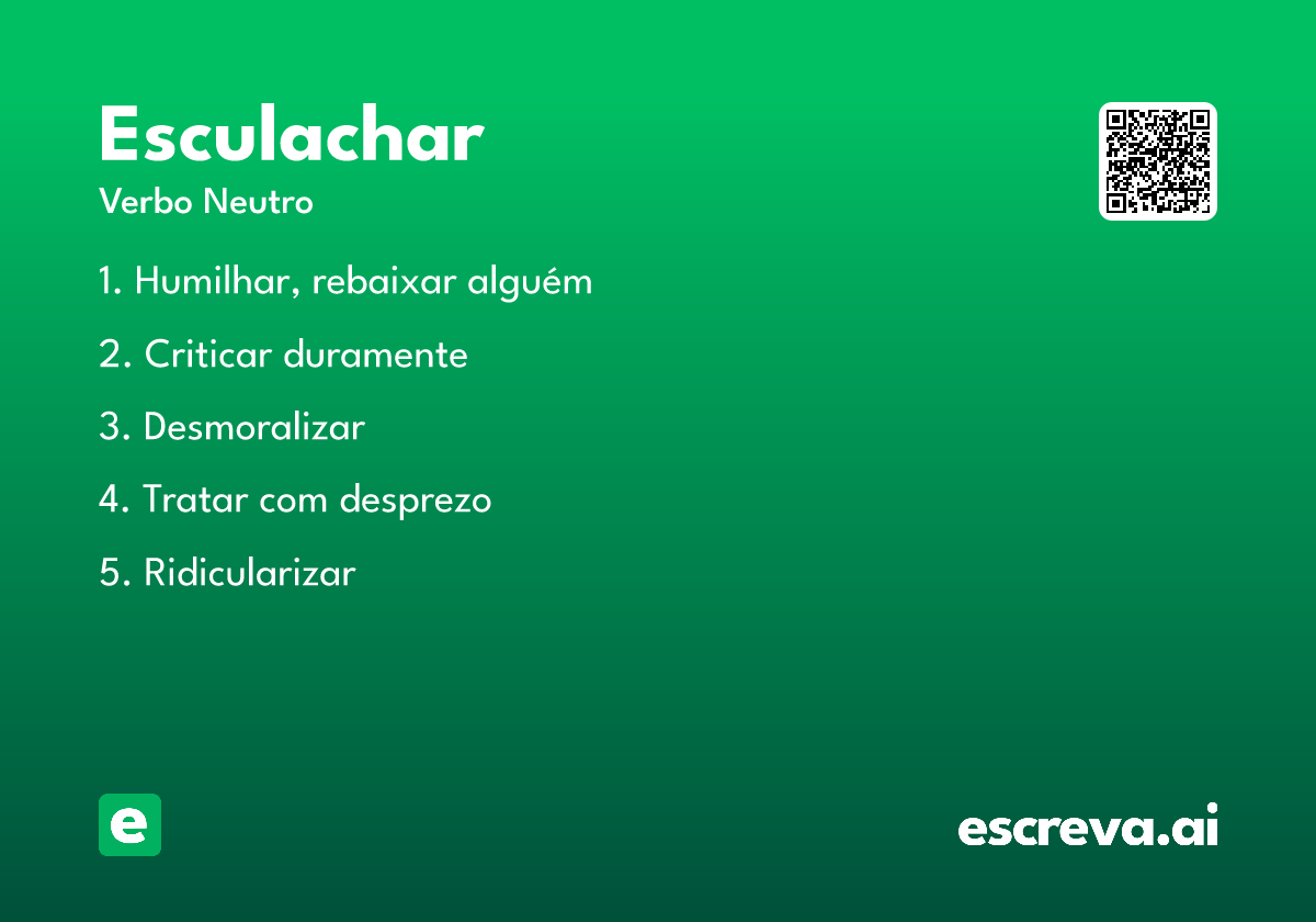 esculachar