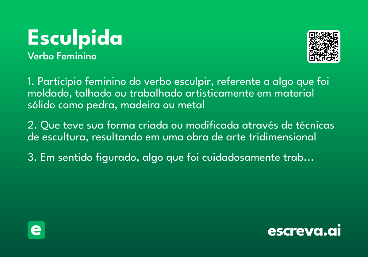 esculpida