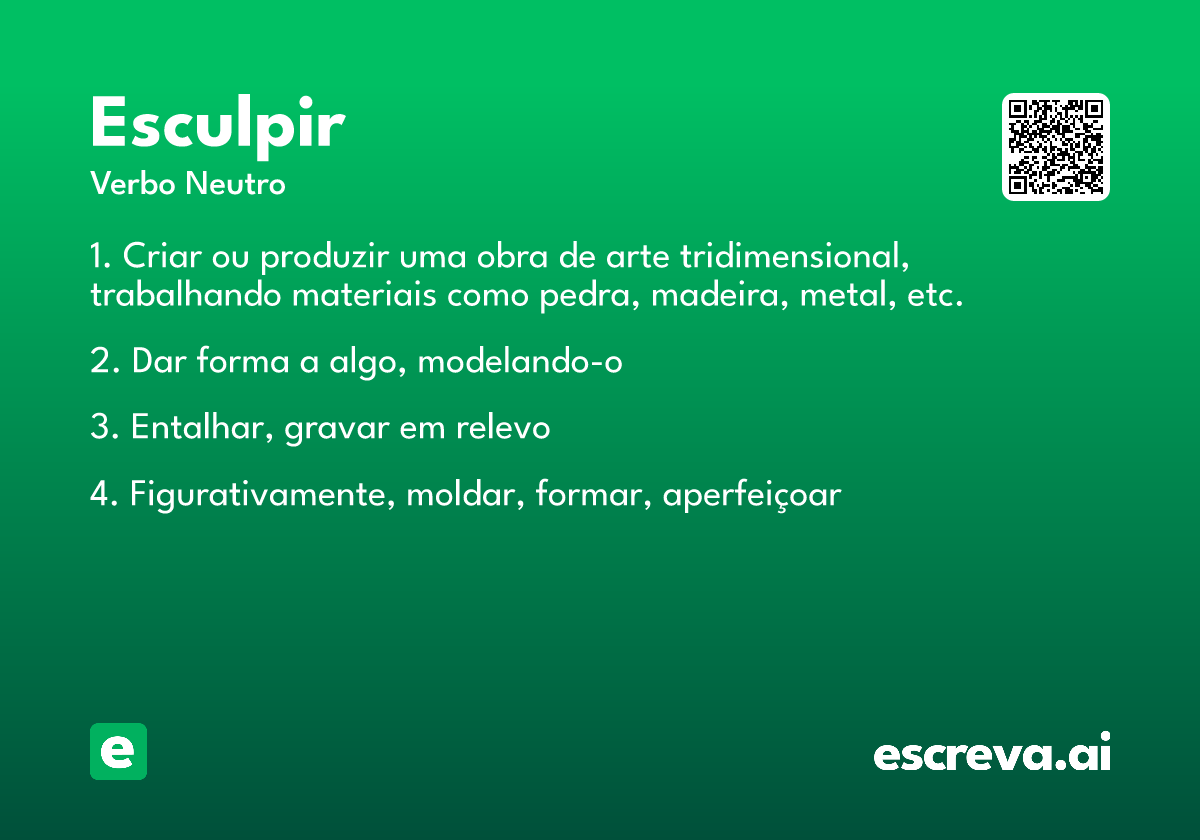 esculpir