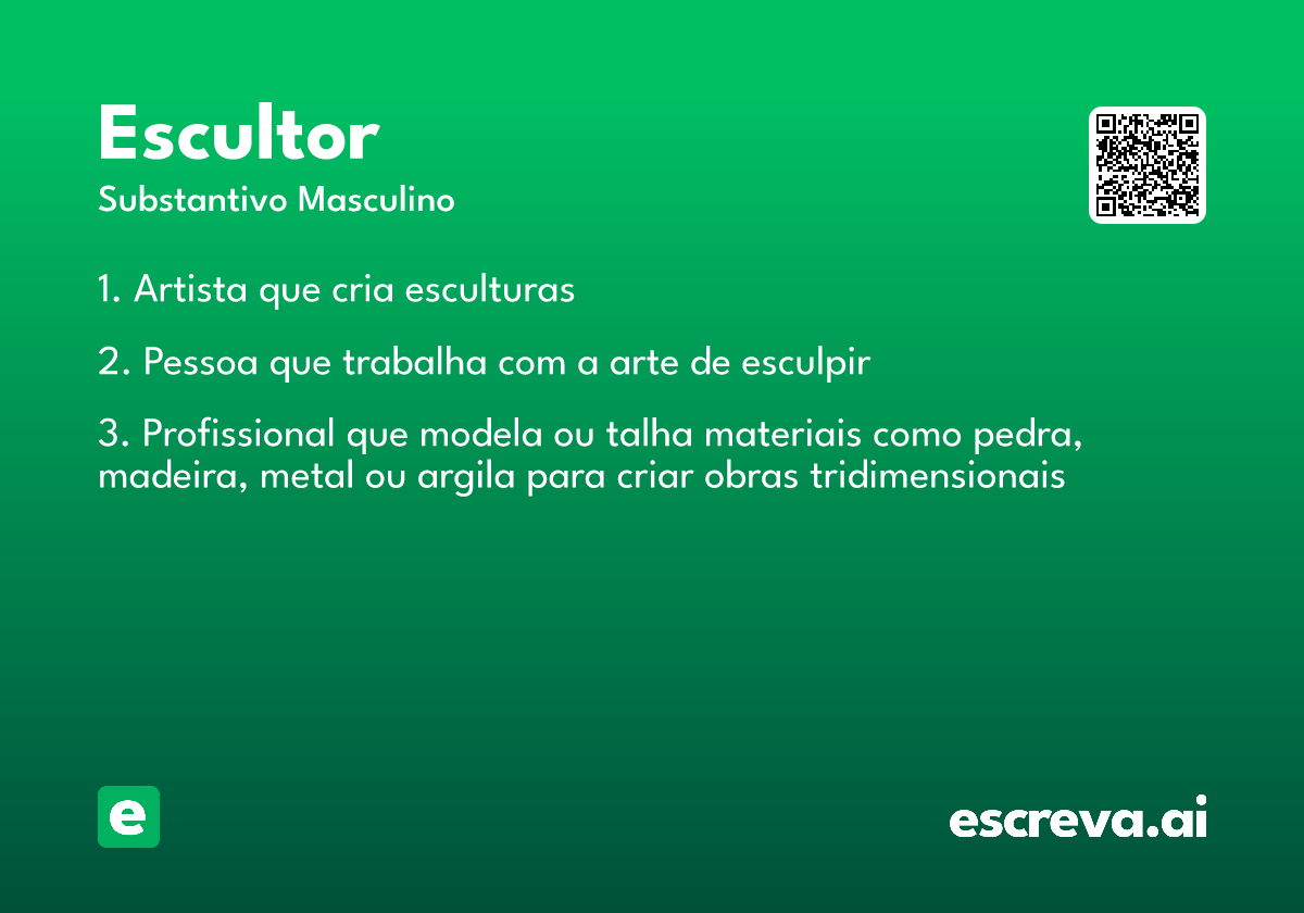 escultor