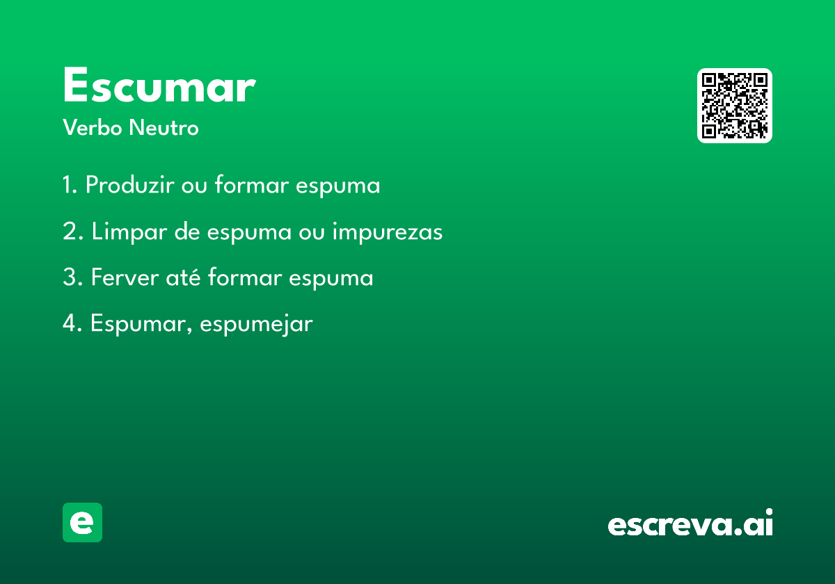 escumar