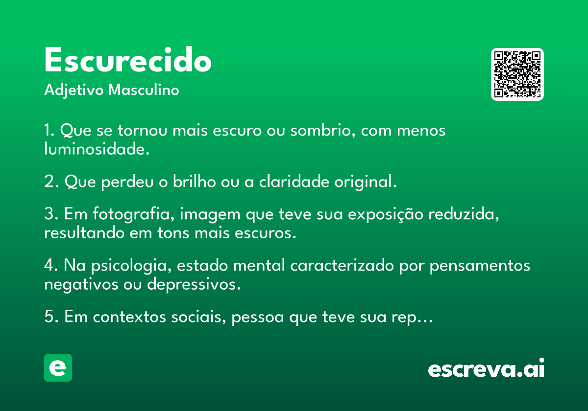escurecido