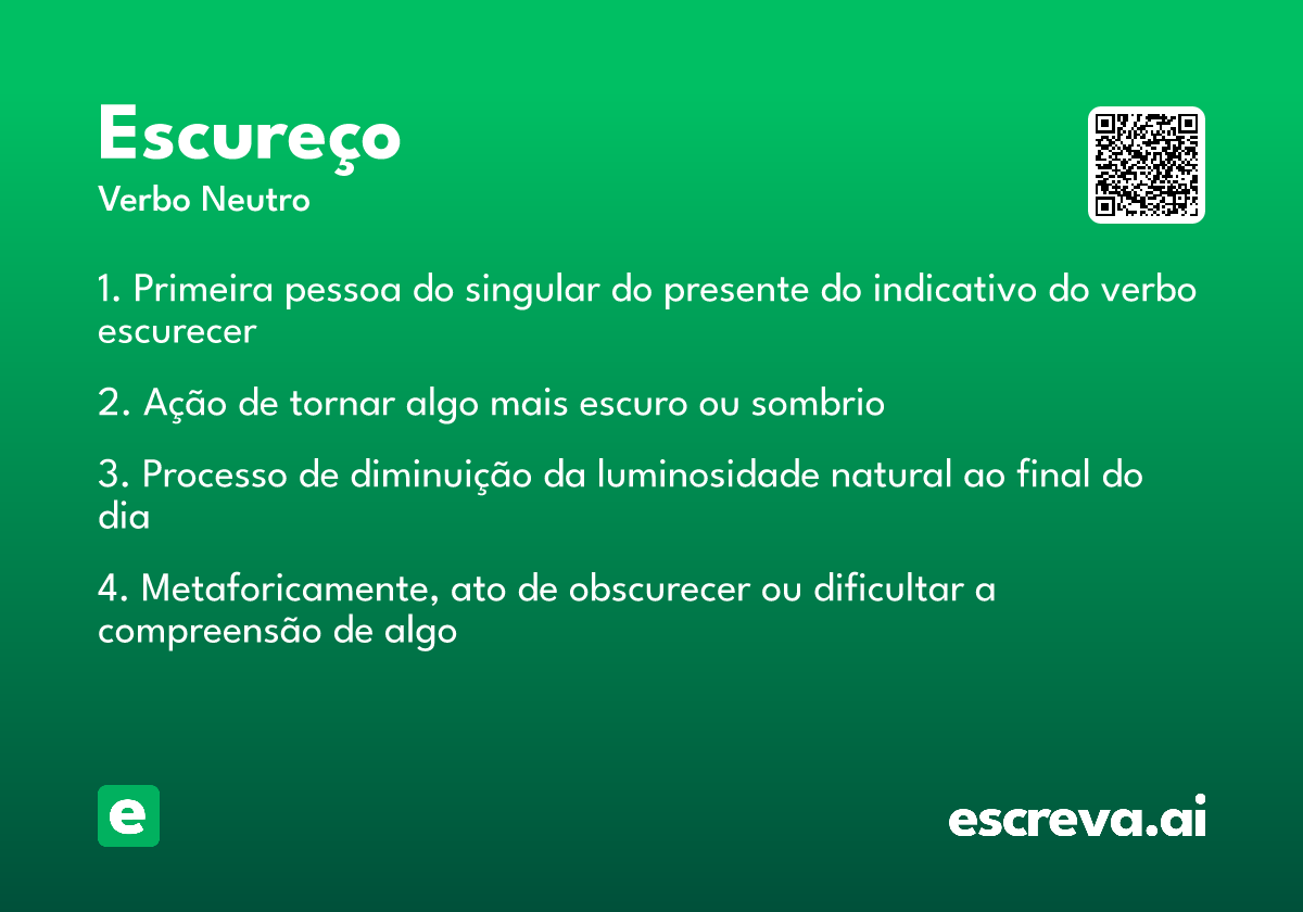 escureço