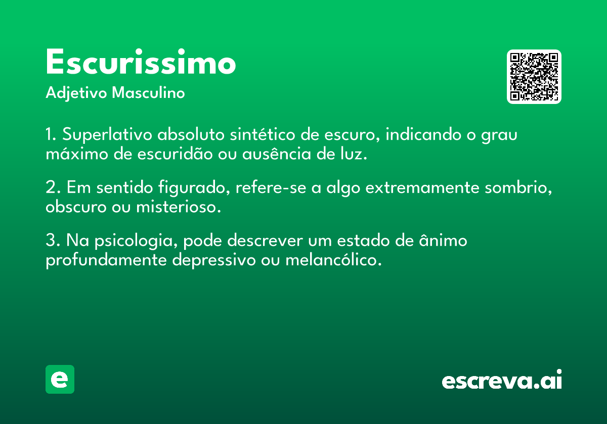 escurissimo
