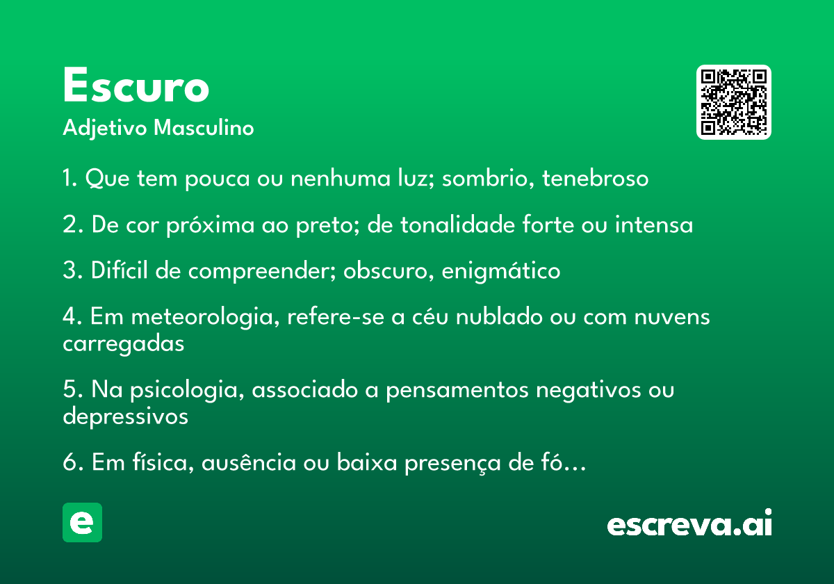 escuro