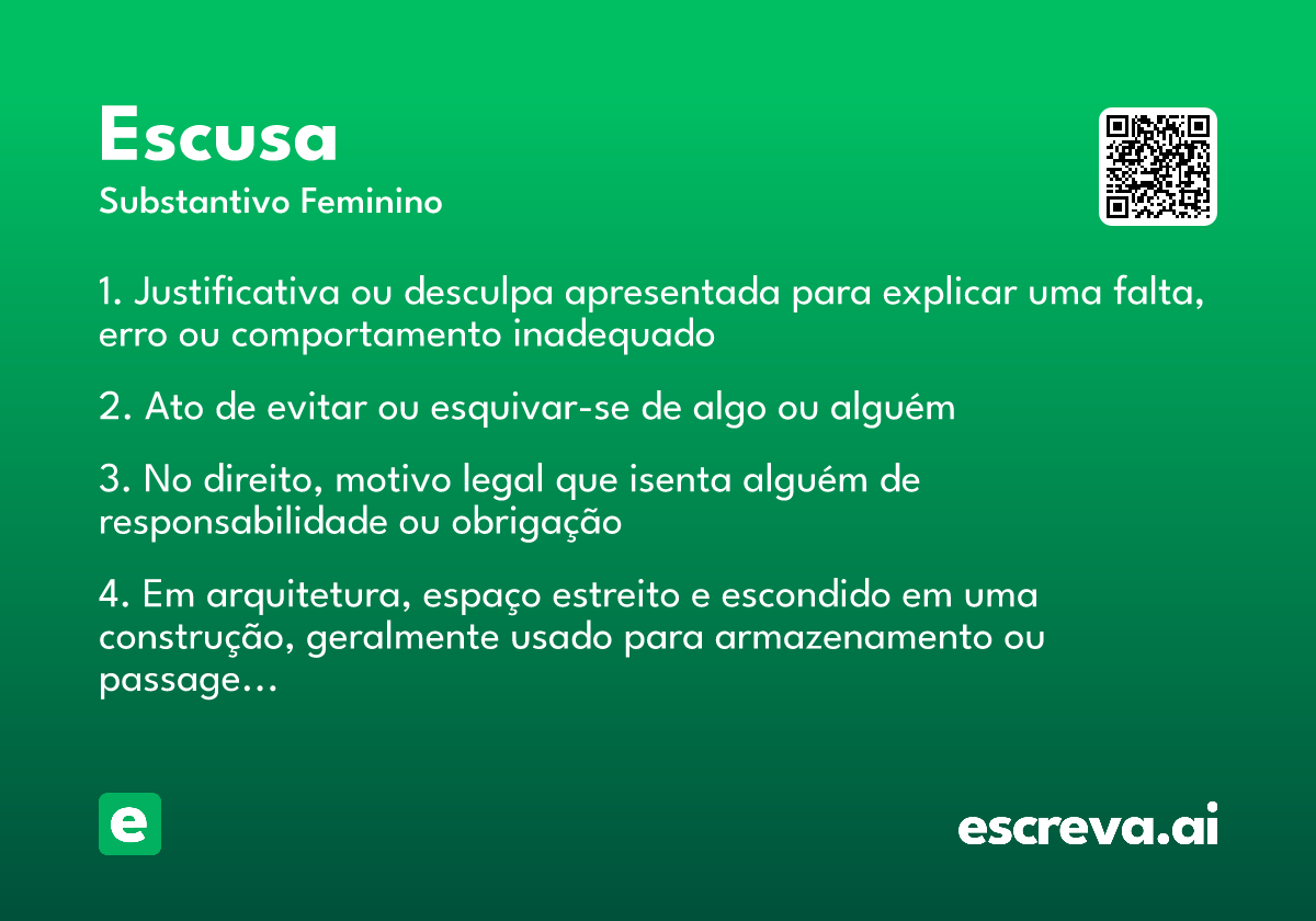 escusa
