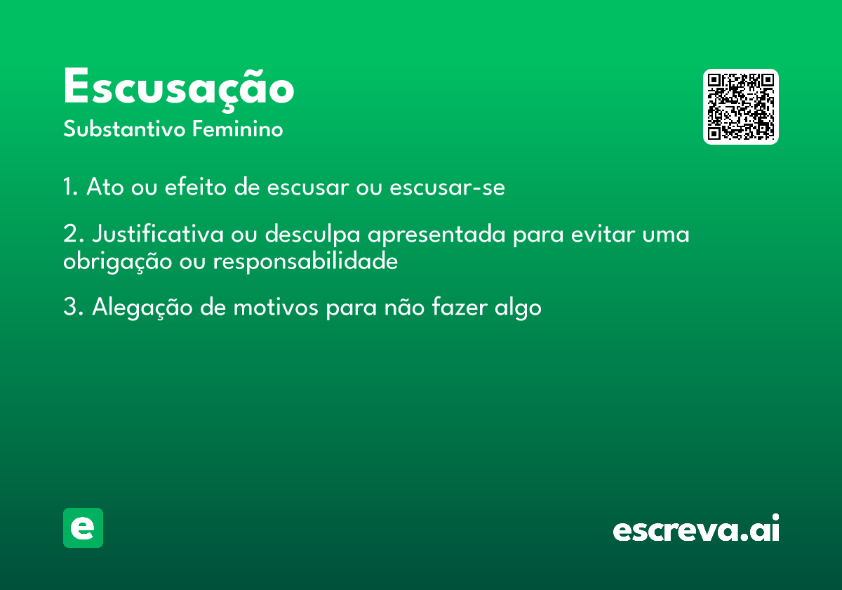 escusação