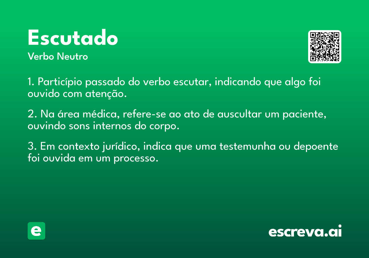 escutado
