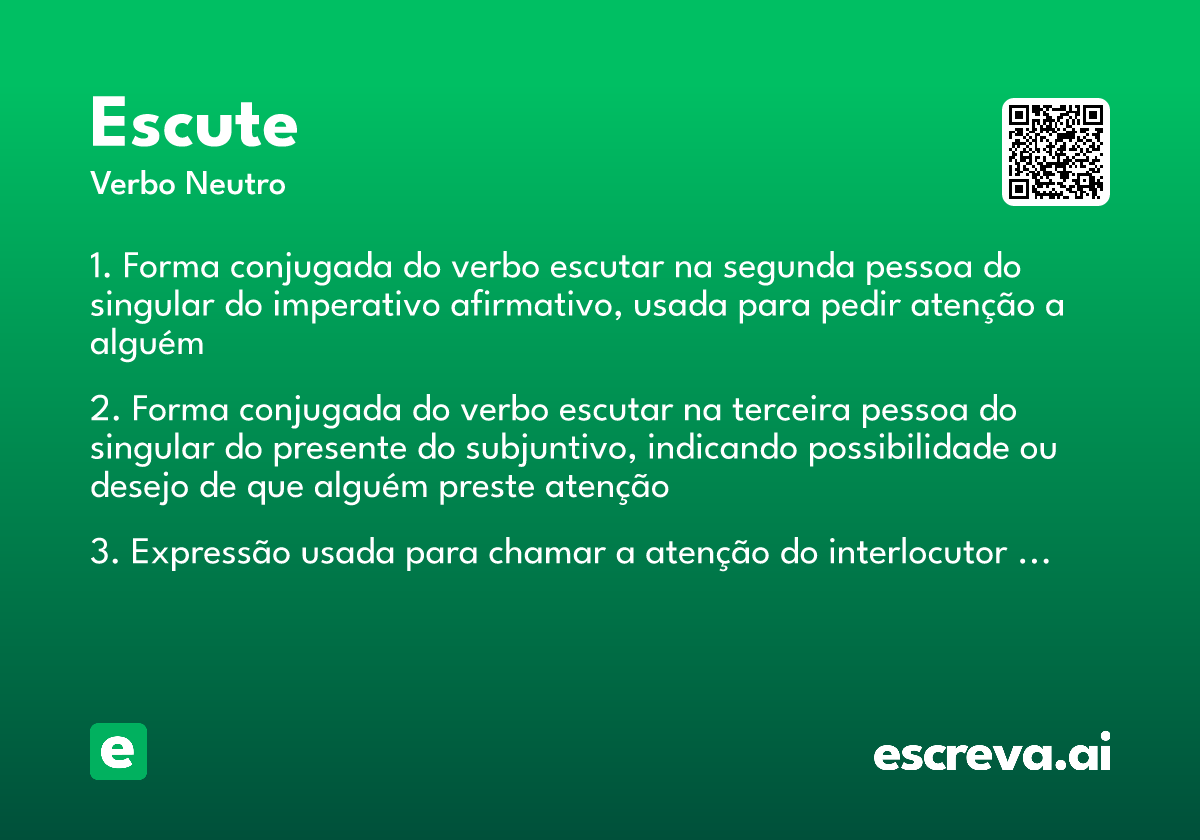 escute