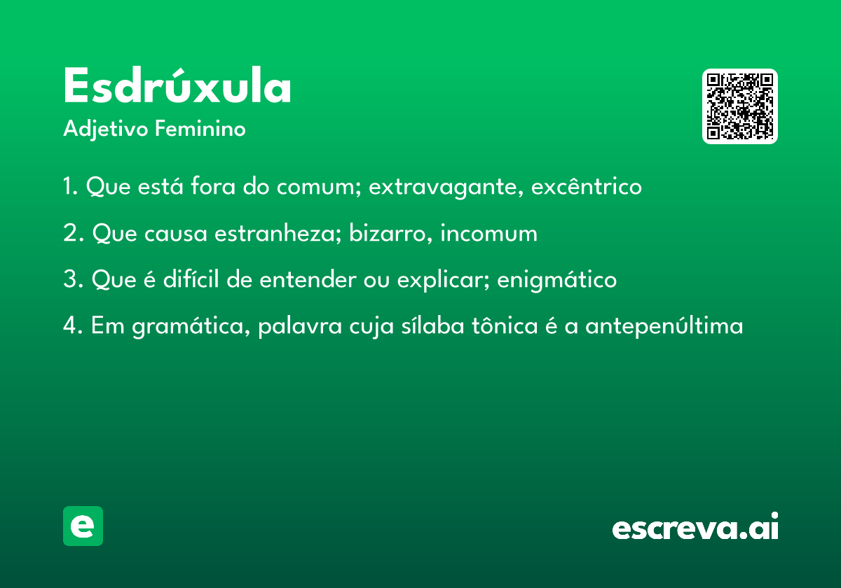 esdrúxula