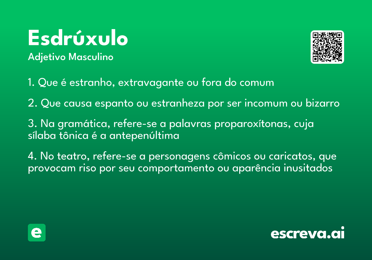 esdrúxulo