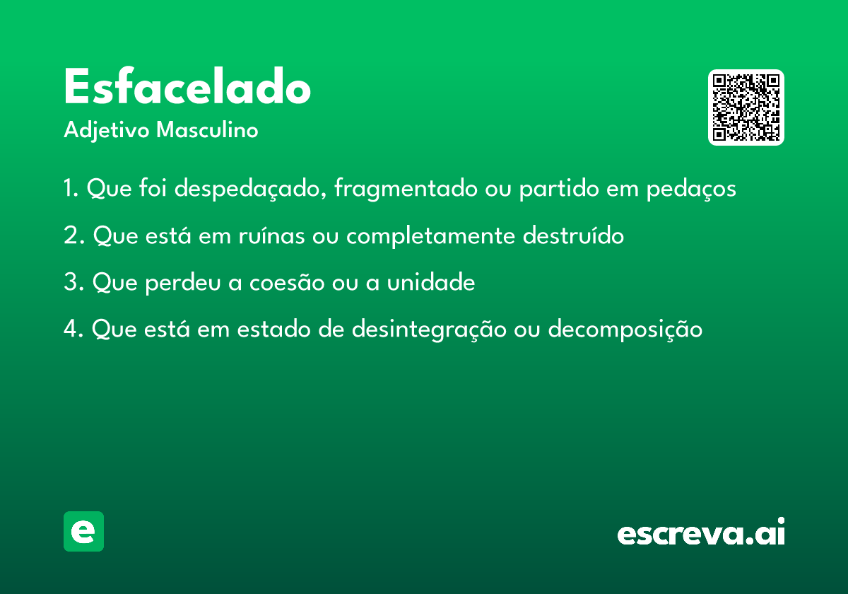 esfacelado