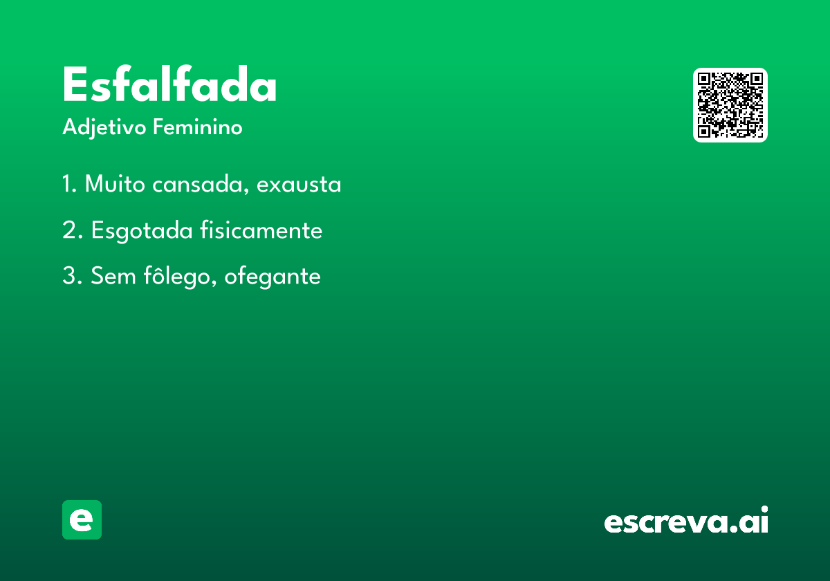 esfalfada