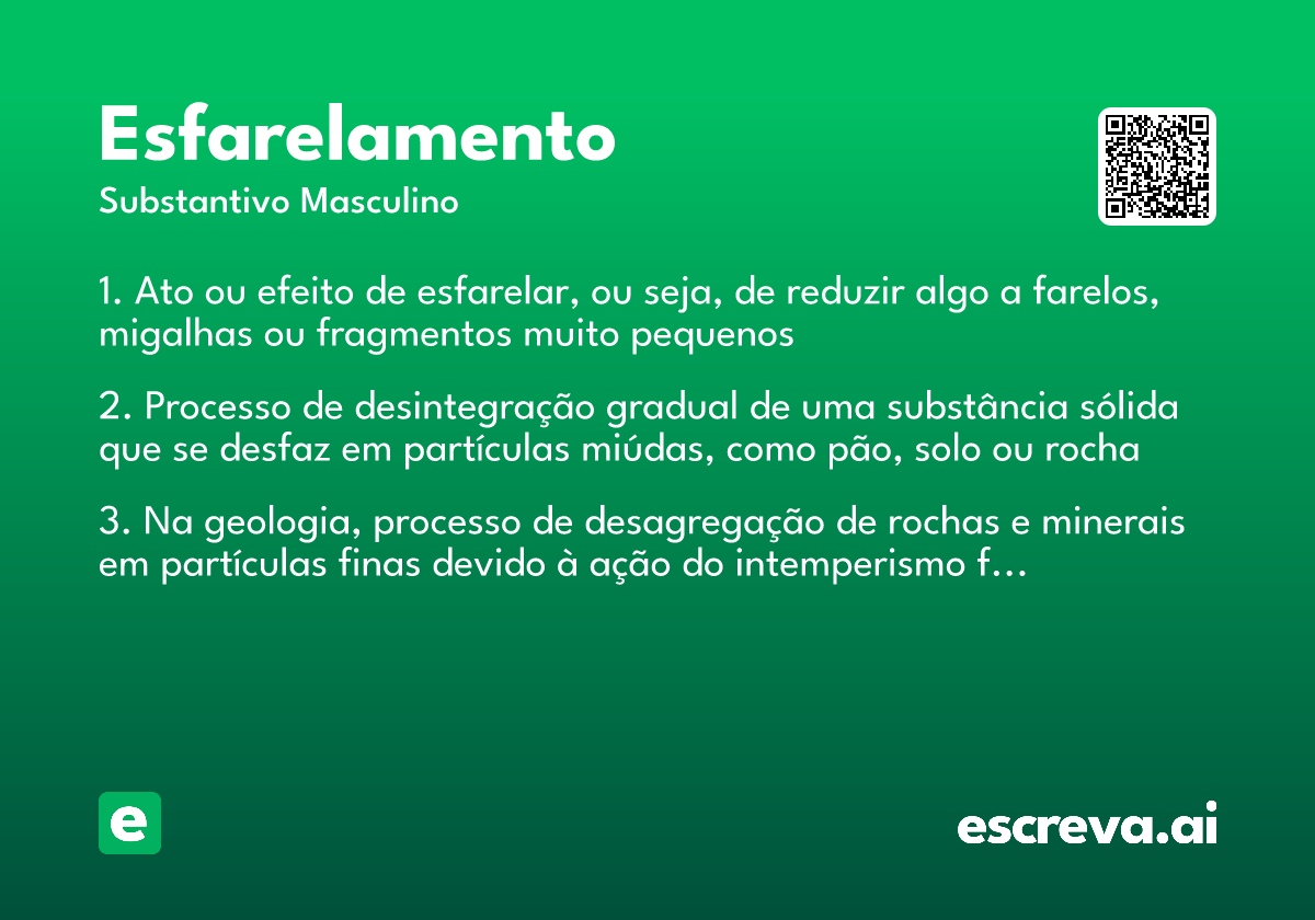 esfarelamento