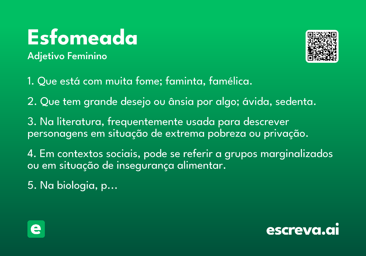 esfomeada