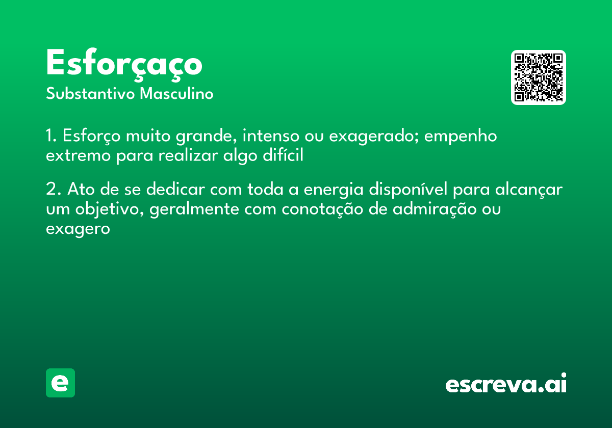 esforçaço