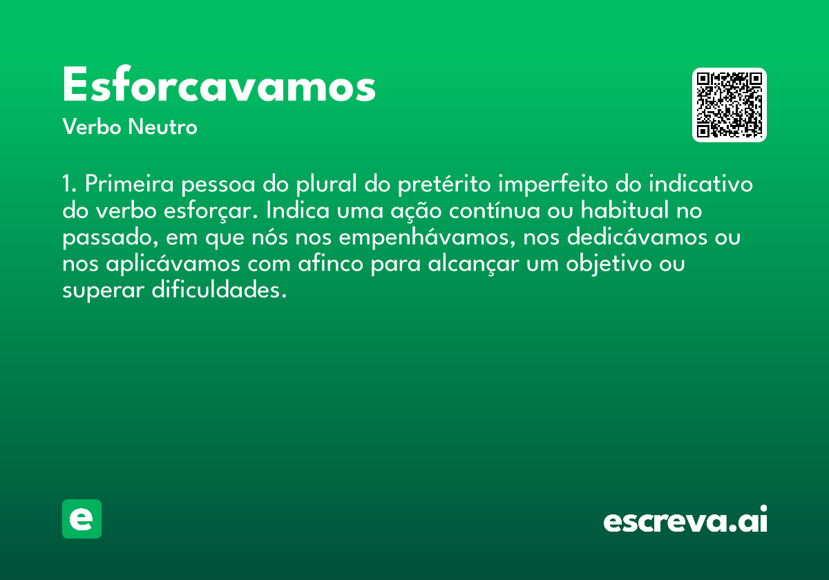 esforcavamos