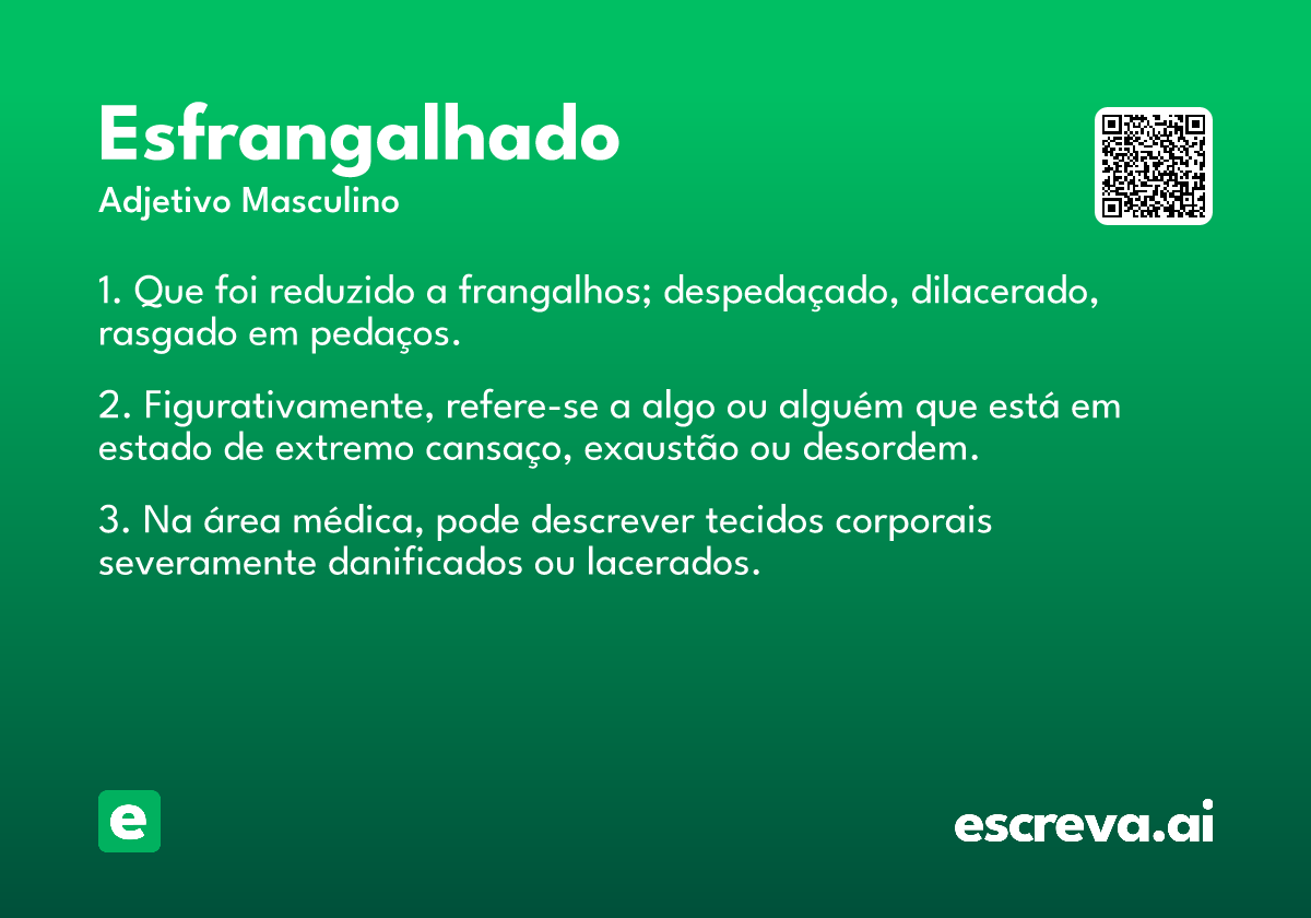 esfrangalhado