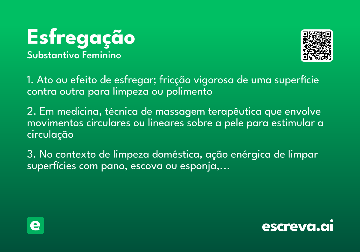 esfregação