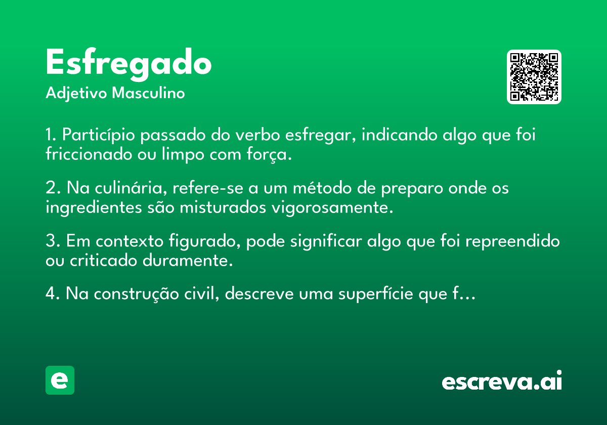 esfregado