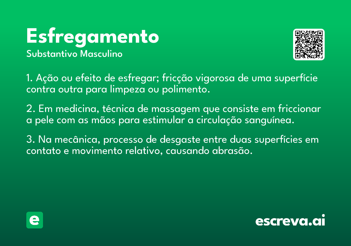 esfregamento